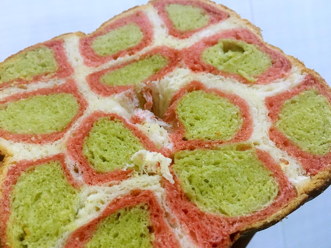 缤纷彩色斑纹吐司&豹纹吐司~无油