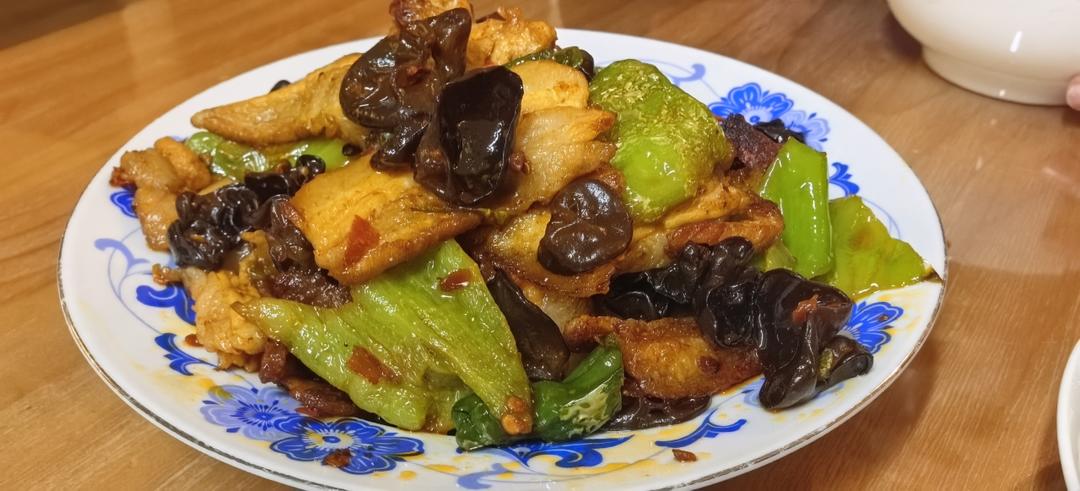 家庭版小炒肉，青椒五花肉，肥而不腻下饭菜，鲜辣香