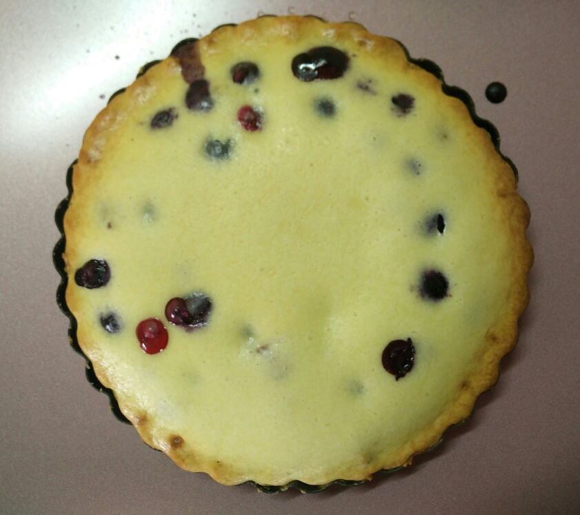 蓝莓芝士奶酪（6寸）派的做法