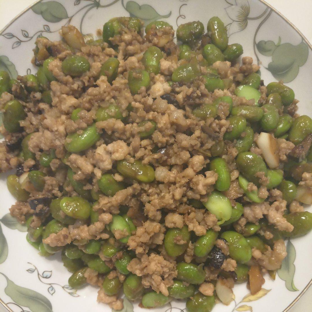 下饭菜 肉末毛豆