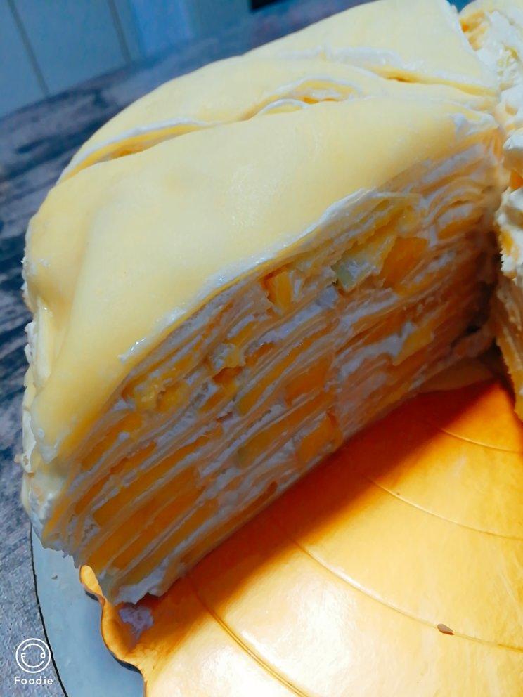 零基础做芒果千层蛋糕（8寸）