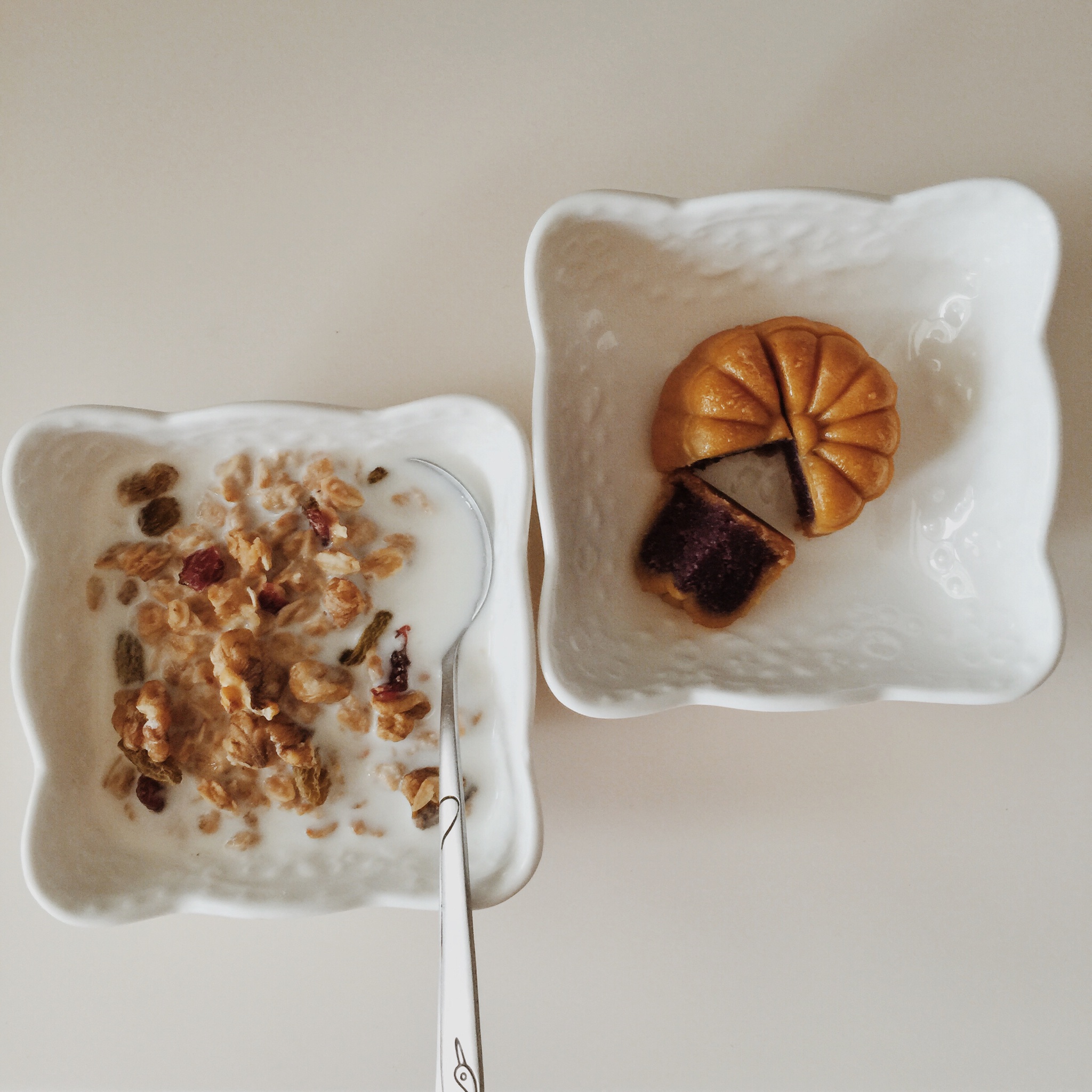 Today's breakfast 格兰诺拉脆麦片