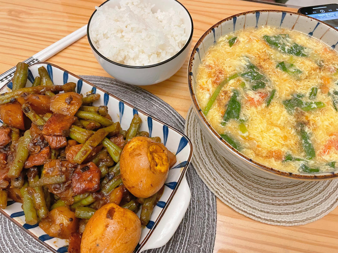 番茄菠菜鸡蛋汤