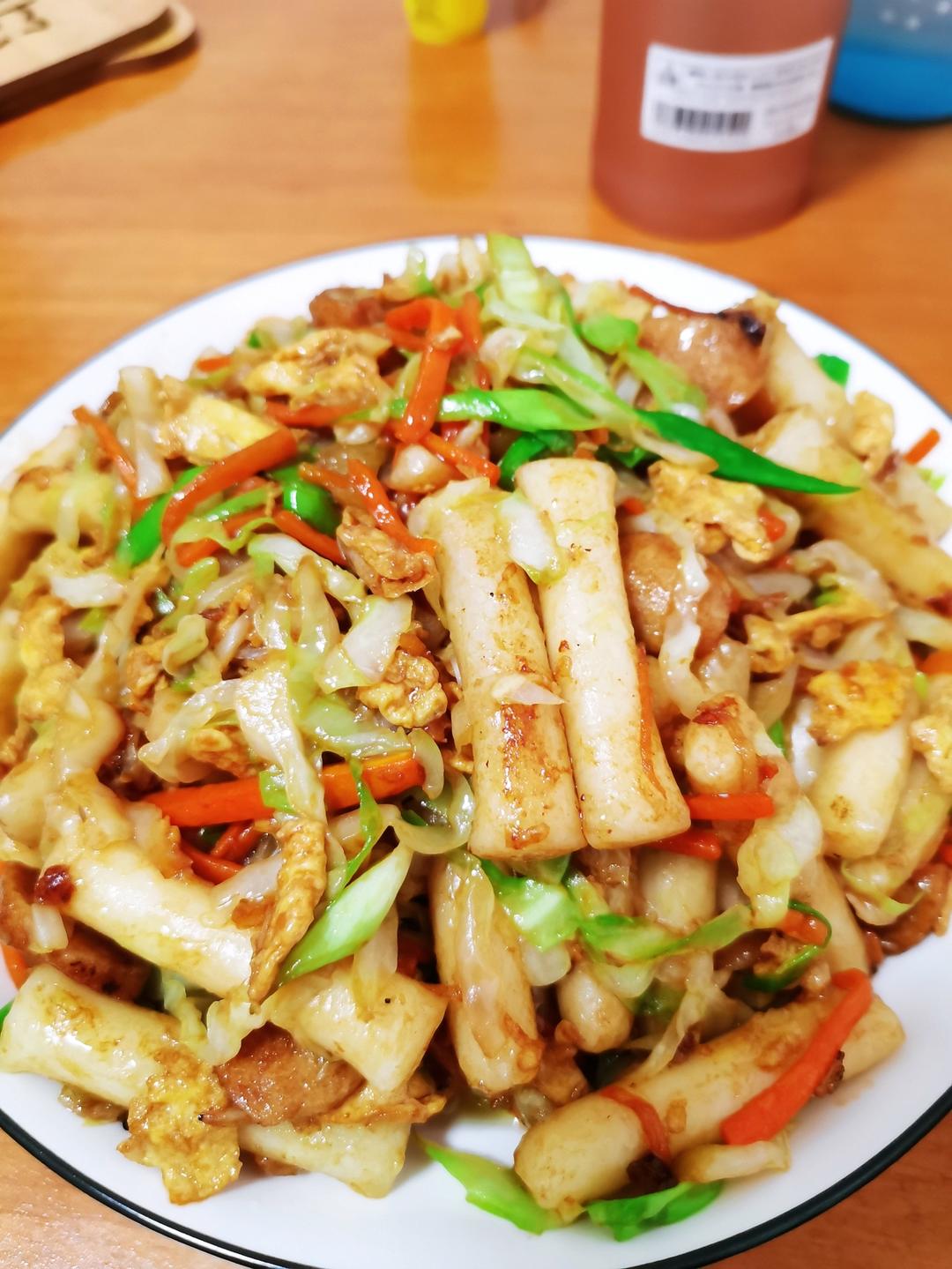 大排档风味炒年糕