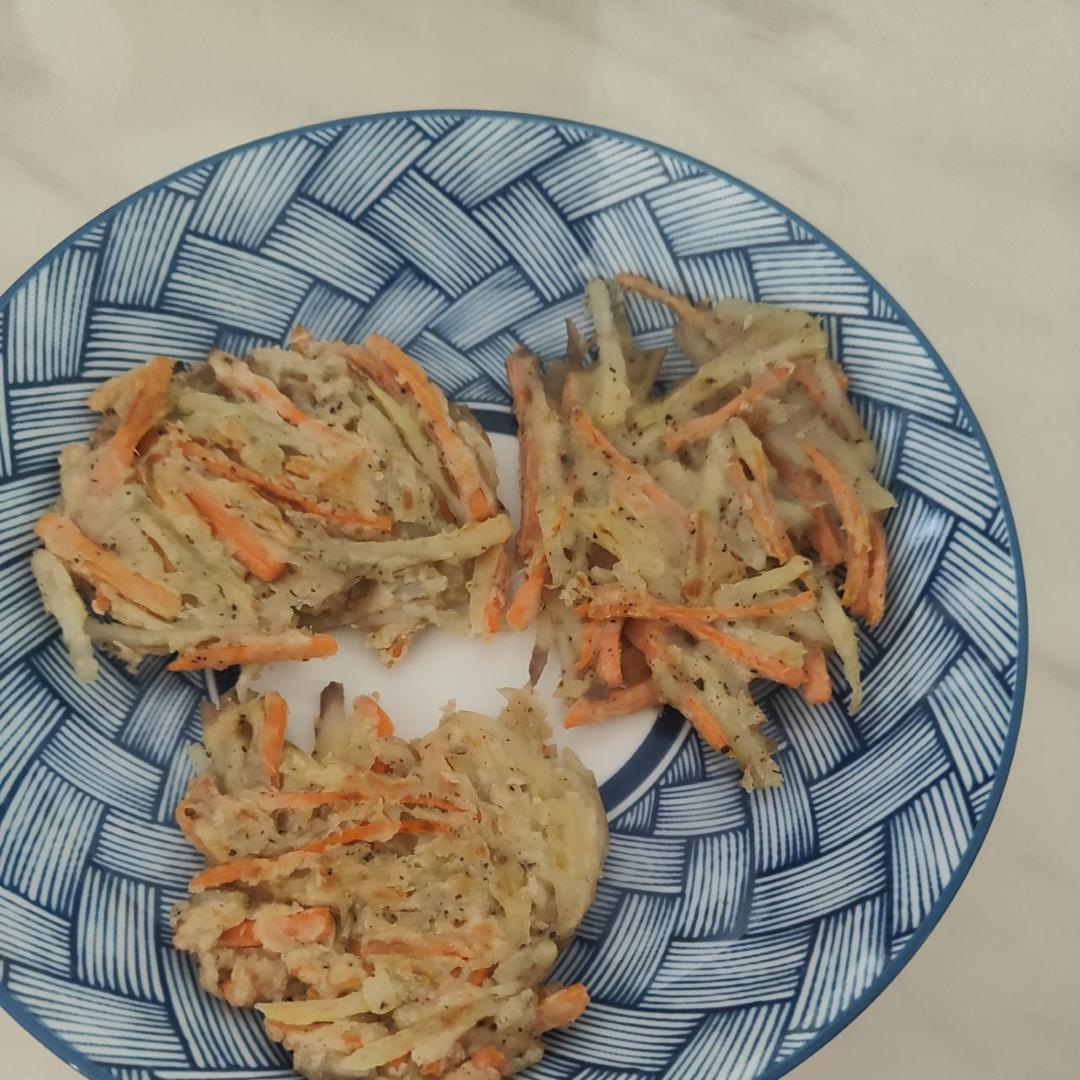 土豆饼(土豆胡萝卜丝饼)