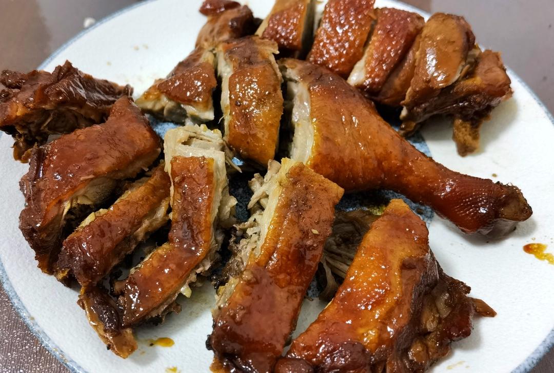 简单易做又好吃的豉油鸭（也叫三杯鸭)