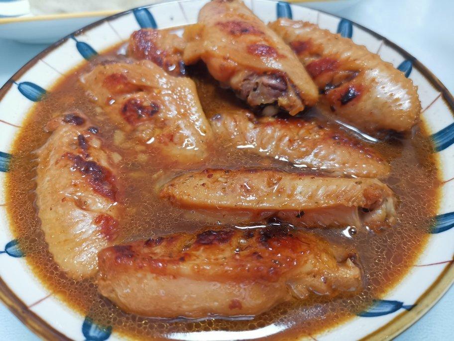 蜜汁蒜香煎鸡中翅