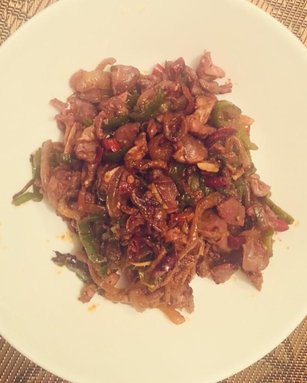 孜然鸡胗