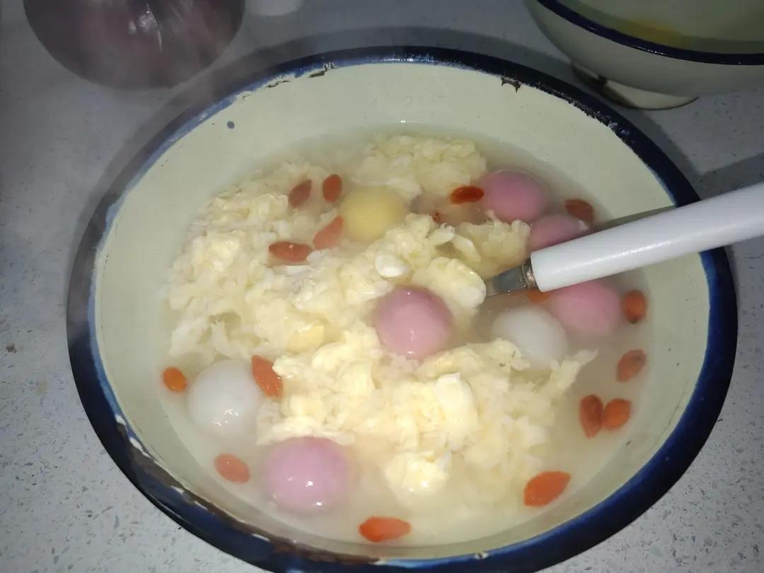 酒酿米酒醪糟鸡蛋汤圆