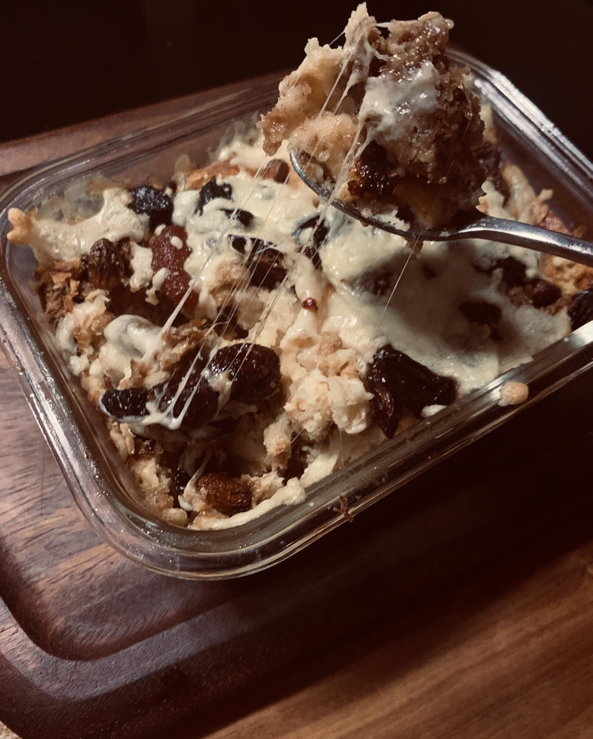 剩吐司新吃法——面包布丁