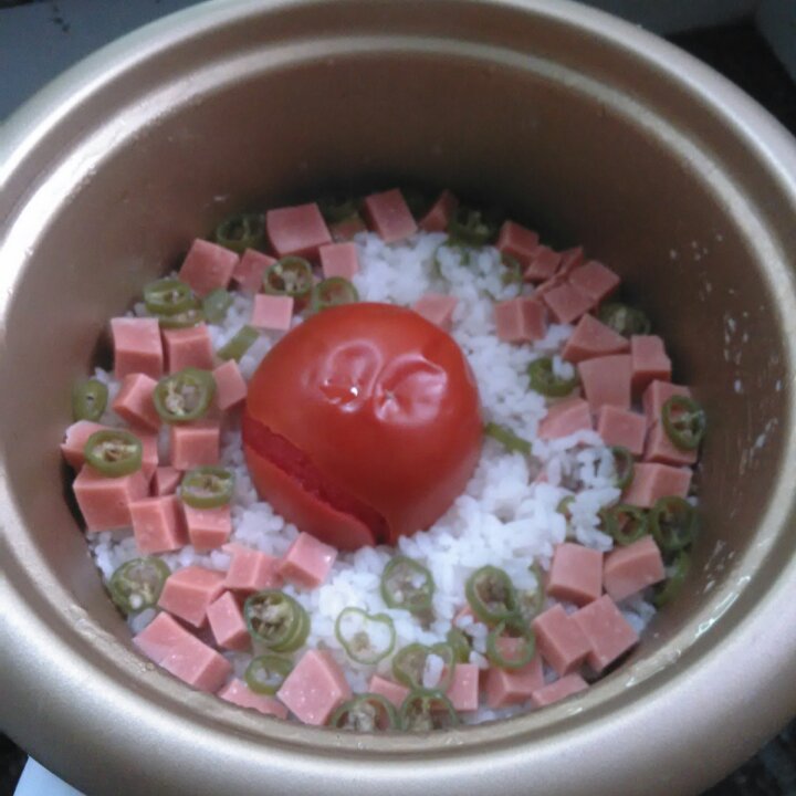 风靡美国华人网络的【电饭锅西红柿焖饭】