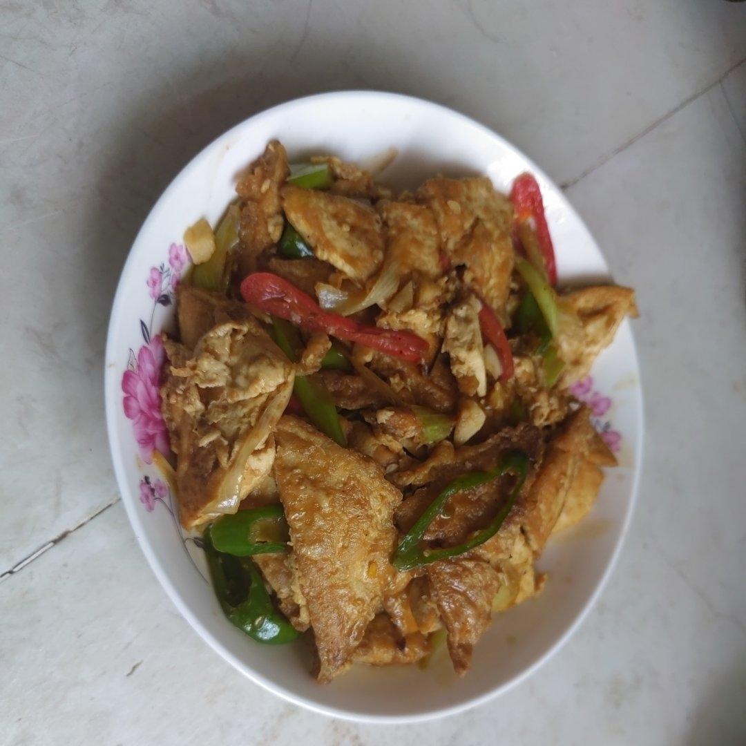 焖煎豆腐