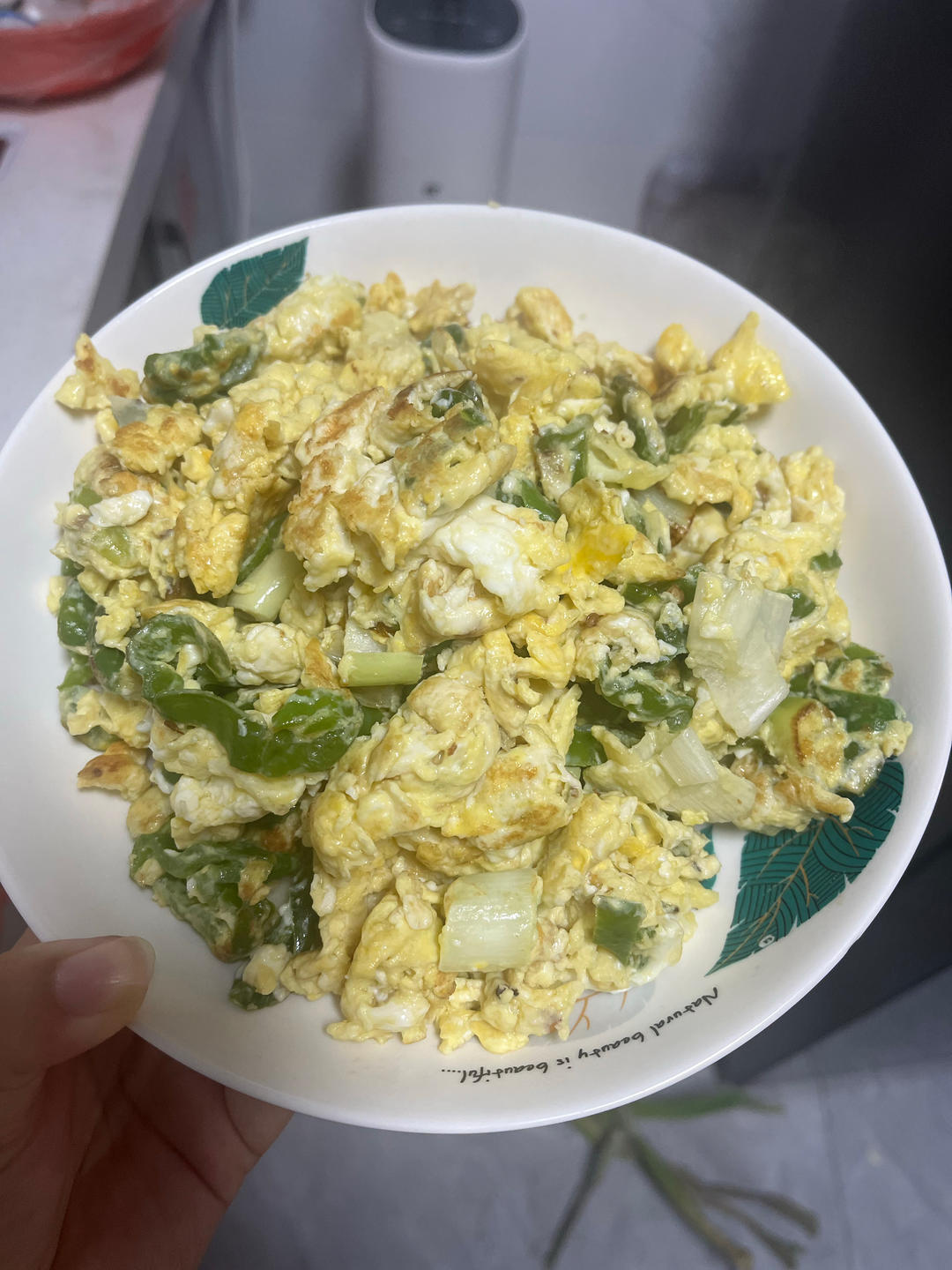 青椒炒鸡蛋❗️❗️营养美味又下饭