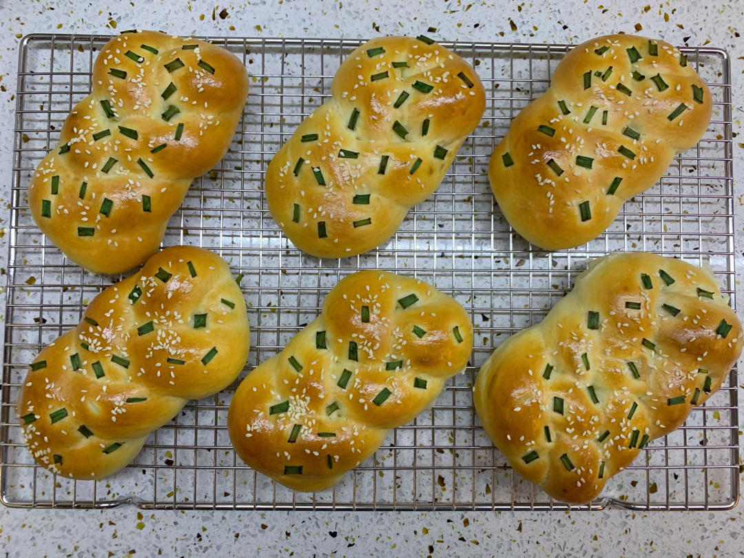 香葱肉松面包（烫种法）