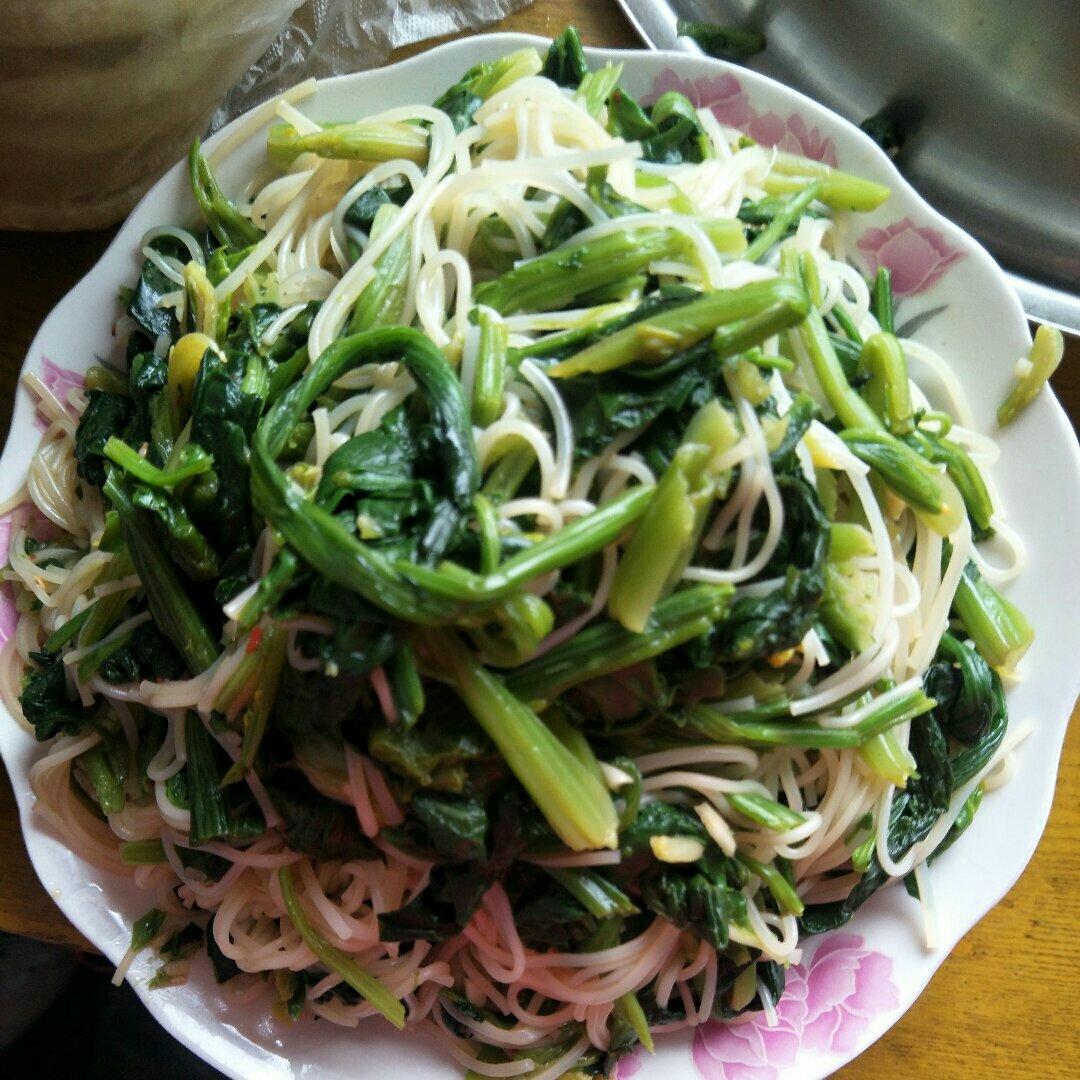 凉拌菠菜粉丝