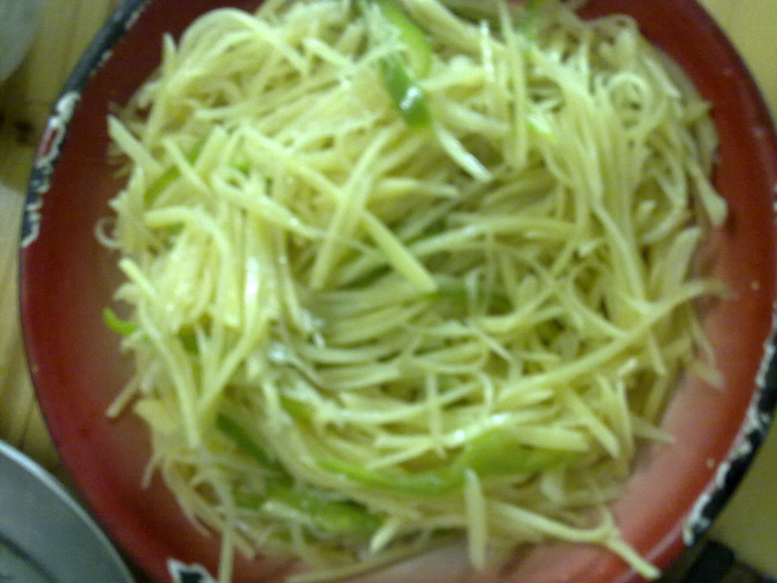 青椒土豆丝