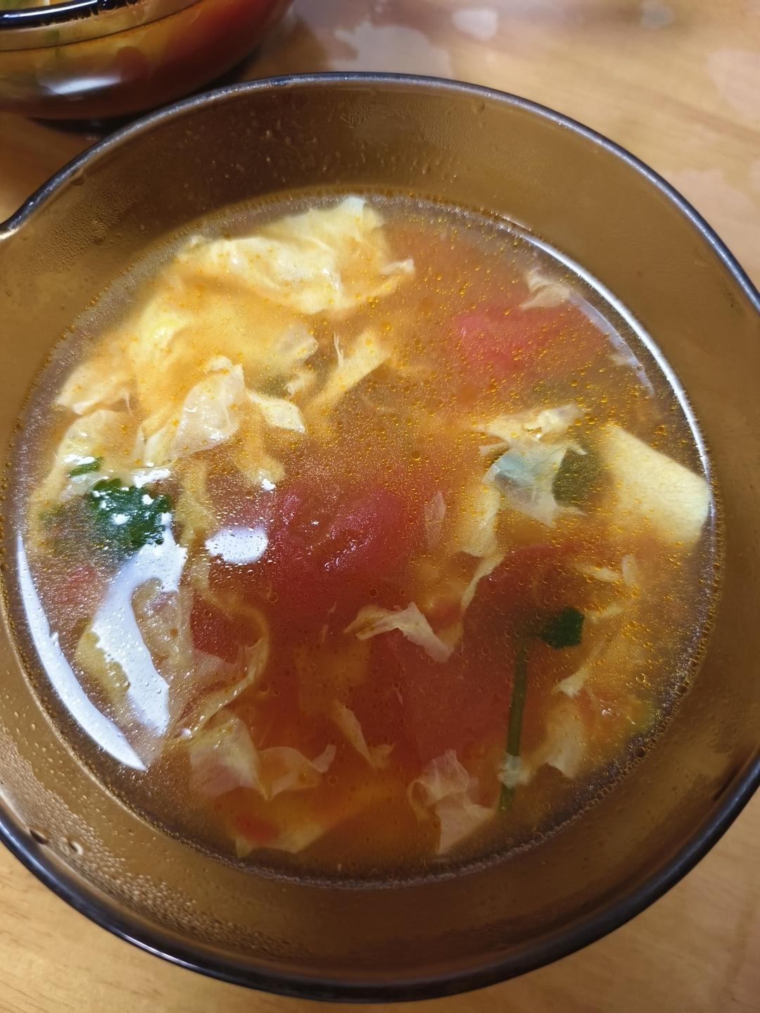 对象连喝三碗‼️西红柿鸡蛋汤