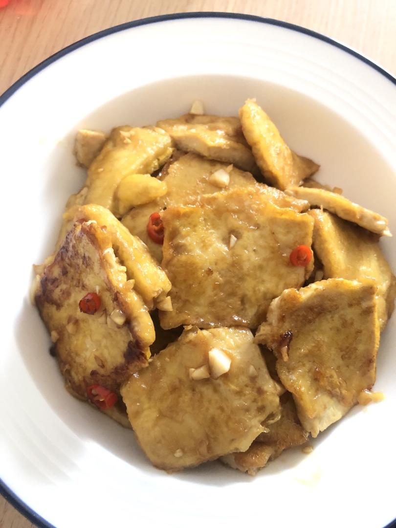 无敌好吃的香煎豆腐