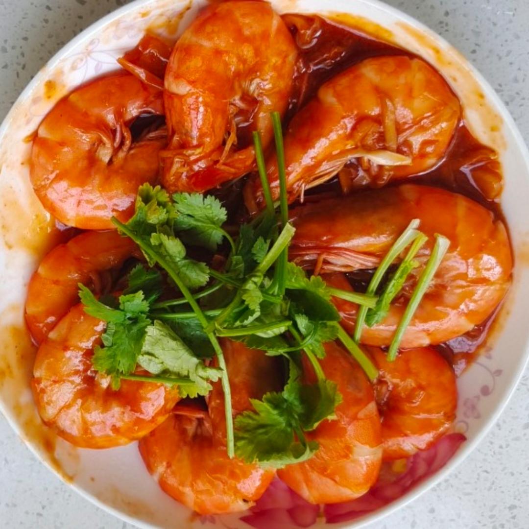 好吃到舔盘！酸甜可口的茄汁油焖大虾