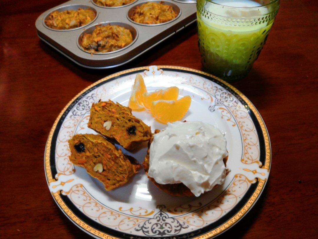 快手健康全麦胡萝卜蛋糕