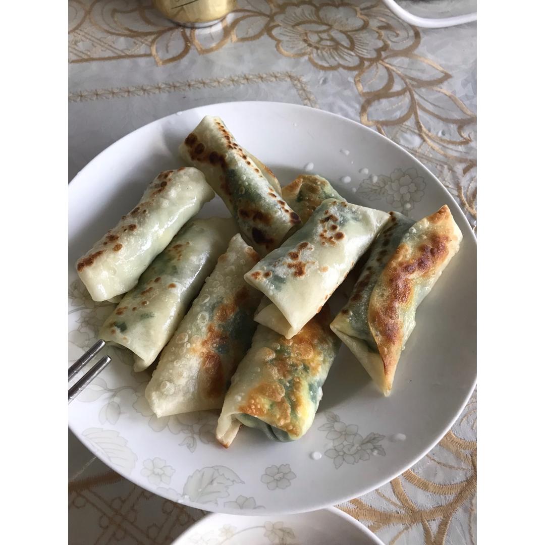 饺子皮合饼or春卷
