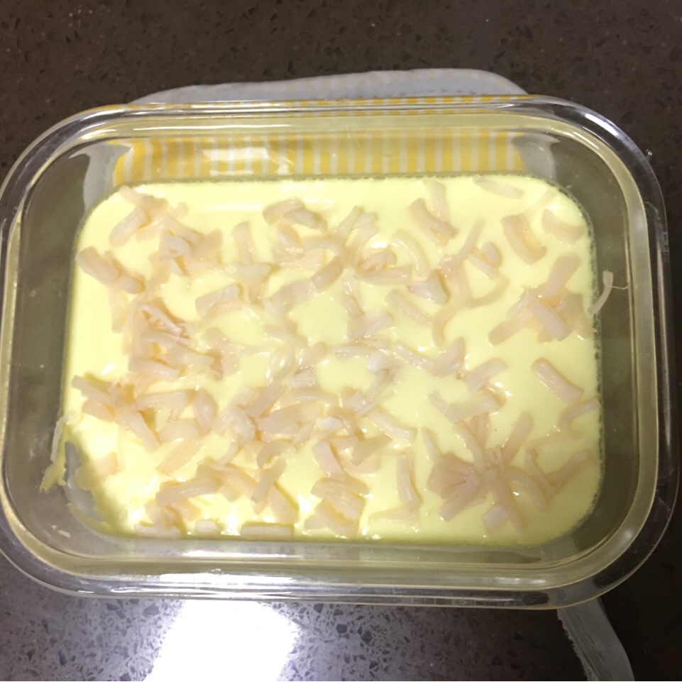 干贝蒸蛋