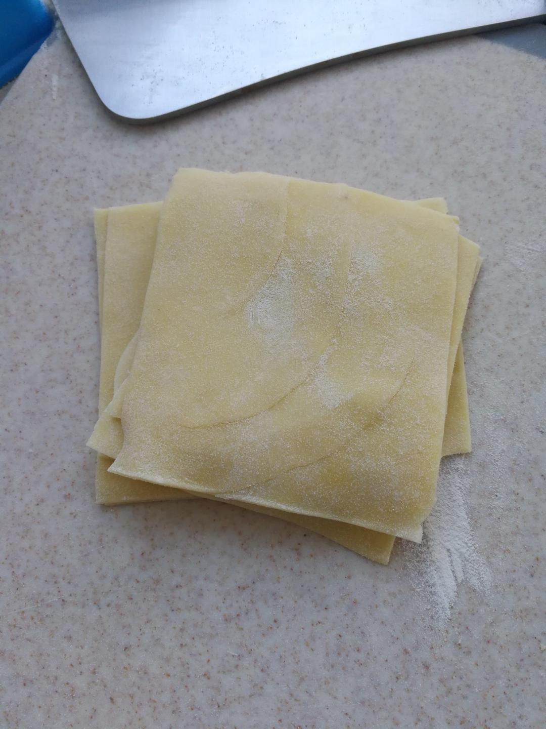 自己做馄饨皮、云吞皮