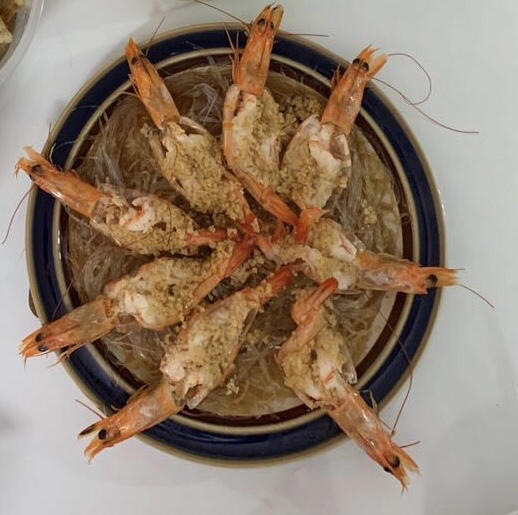 蒜蓉粉丝蒸虾