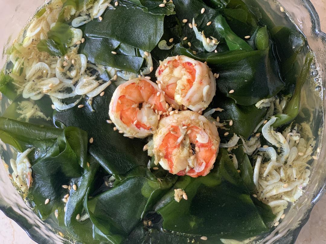 嫩海帶虾皮汤🥣的做法