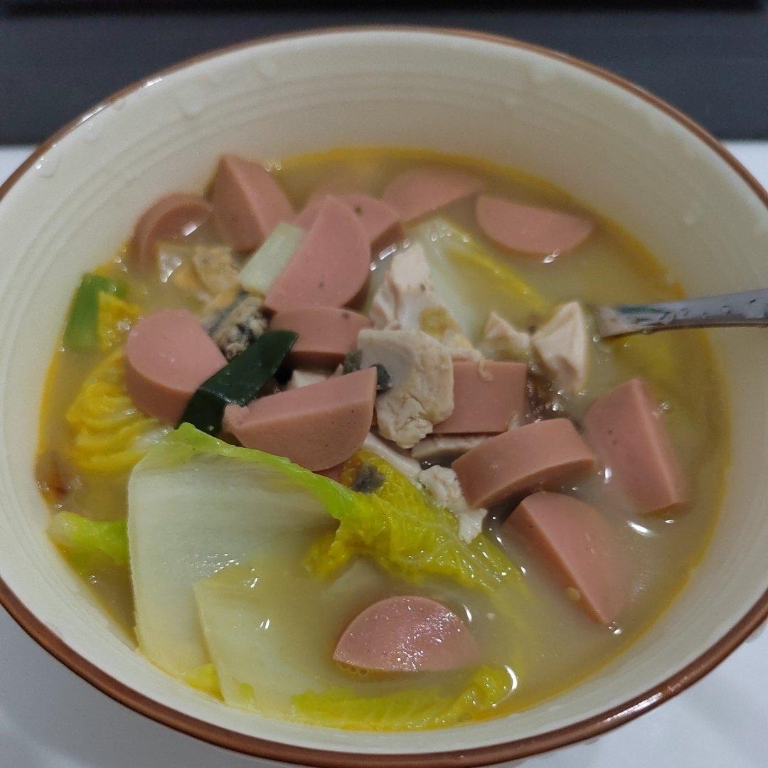春日三鲜皮蛋汤