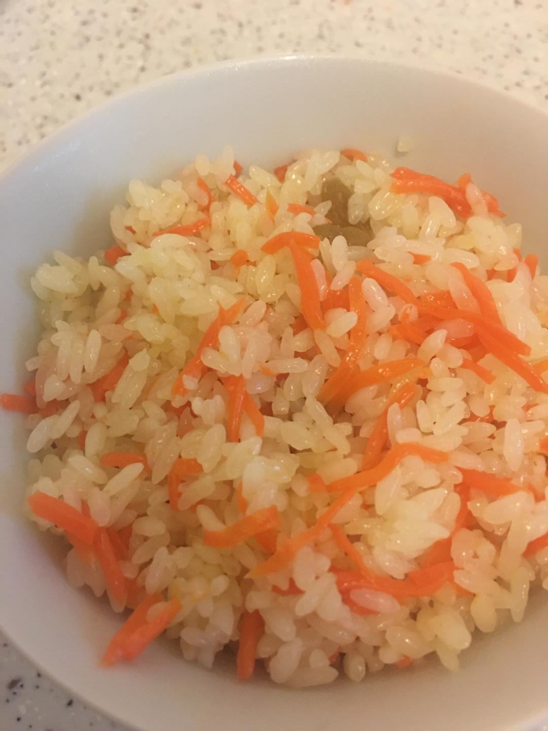 新疆素抓饭（电饭锅版）的做法