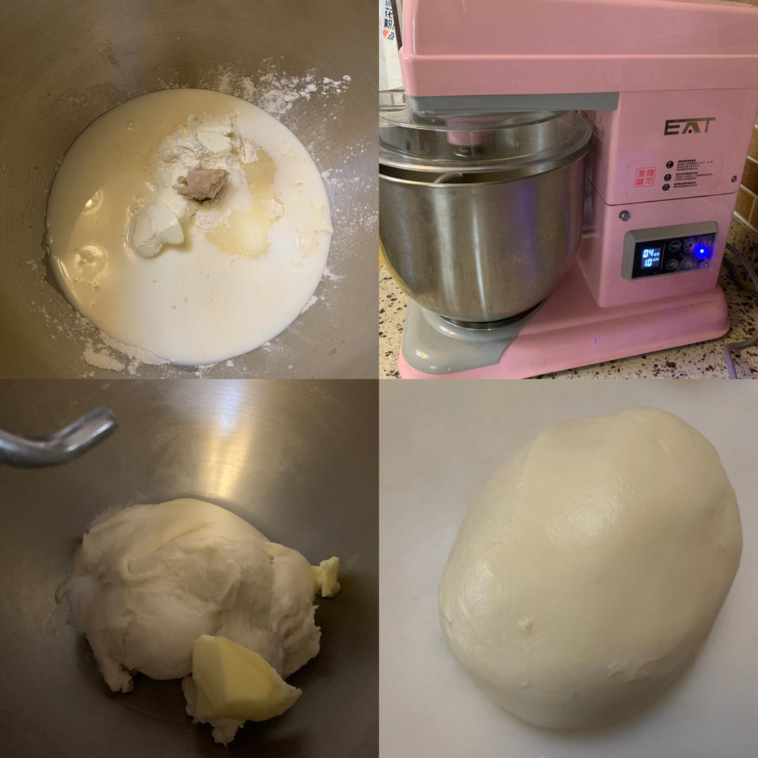 纯奶手撕吐司的做法 步骤1