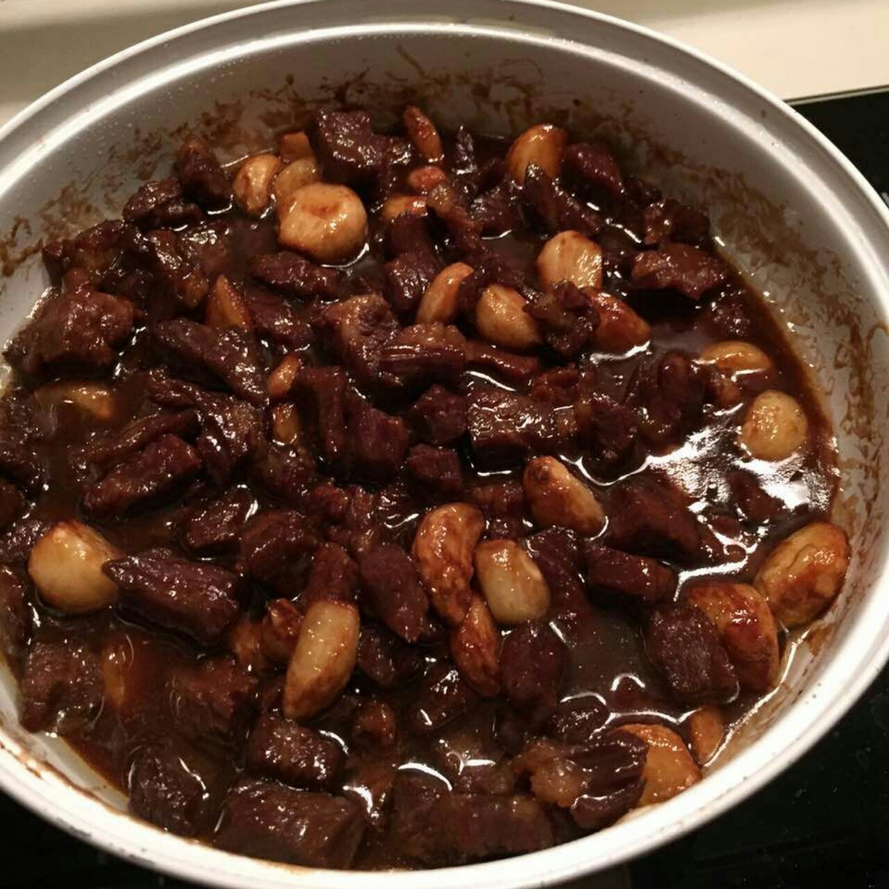 黑蒜子牛肉粒