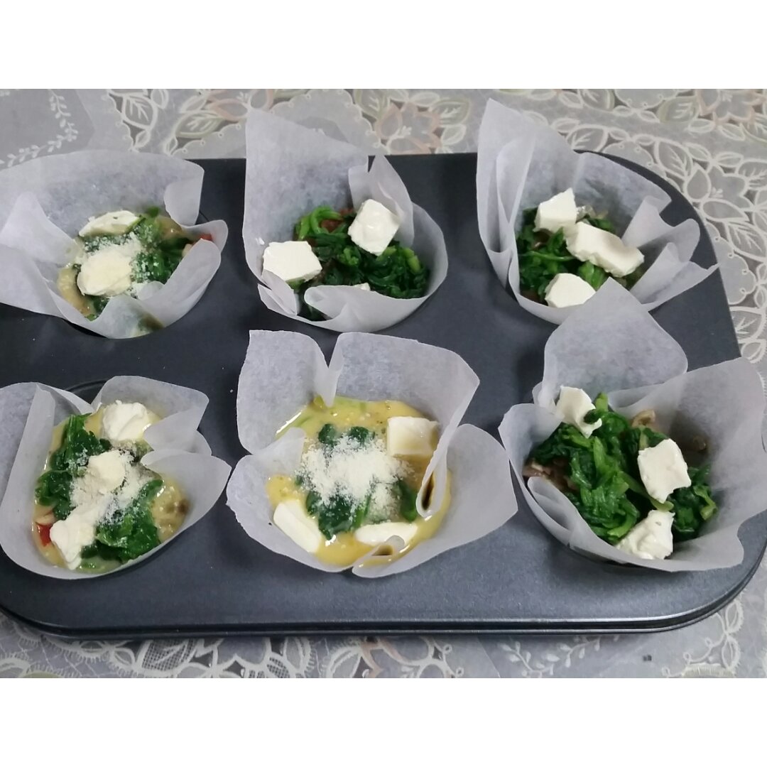 早餐鸡蛋杯cupcake Frittata