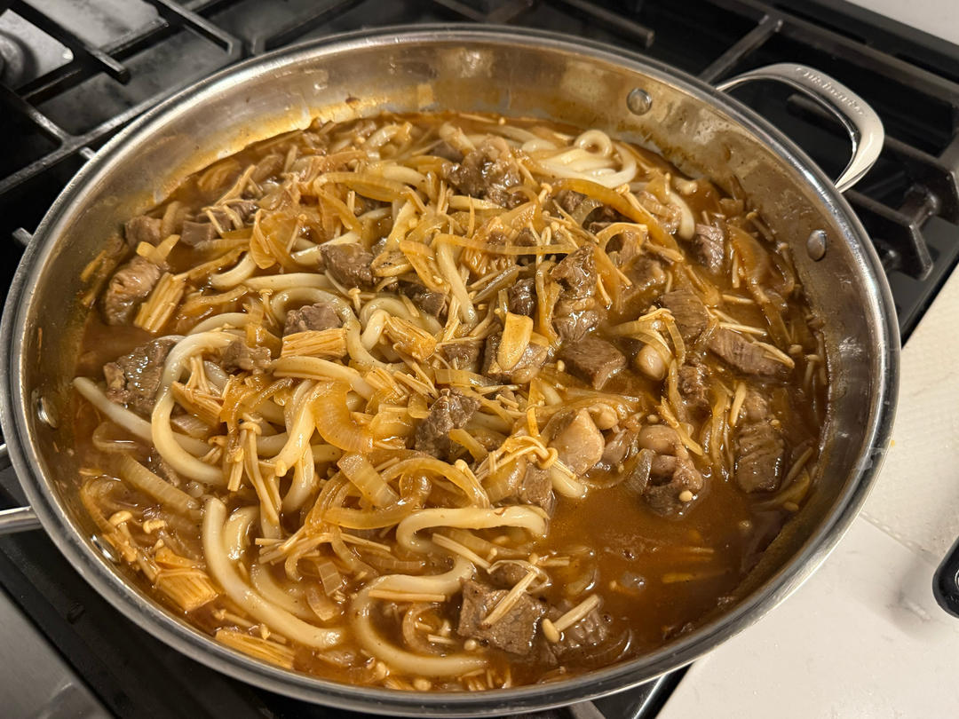 谁懂啊‼️香到想啃碗🥣辣咖喱牛肉乌冬面🍜