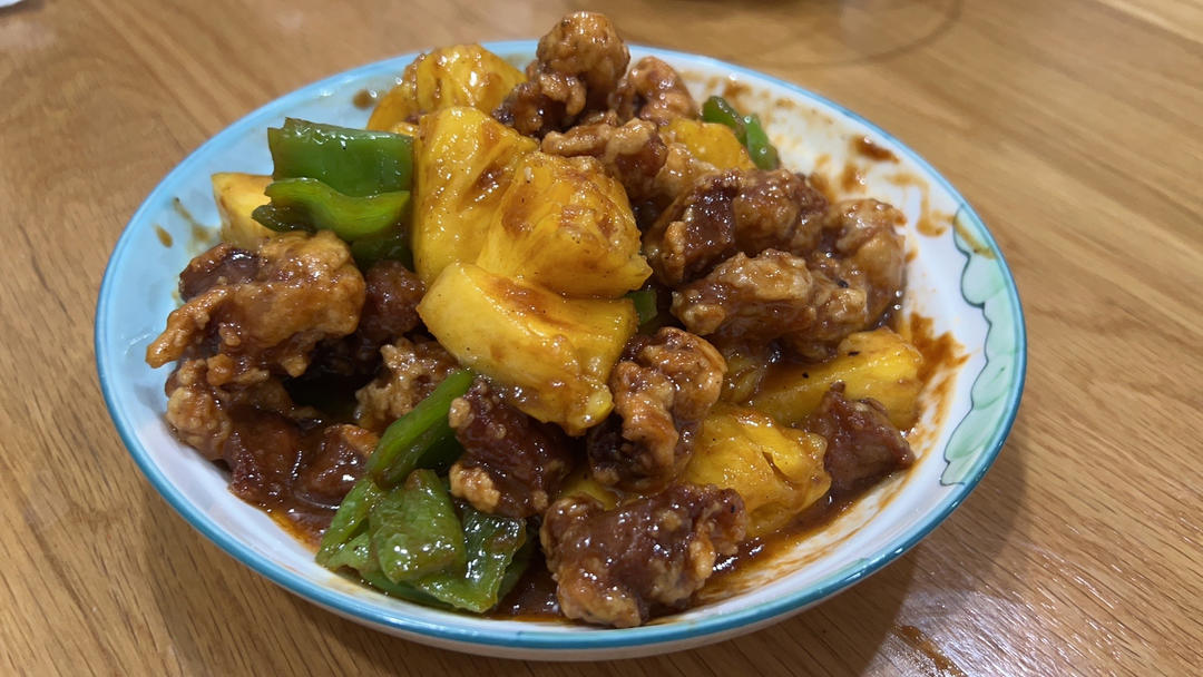 秘制菠萝咕噜肉（绝对好吃）