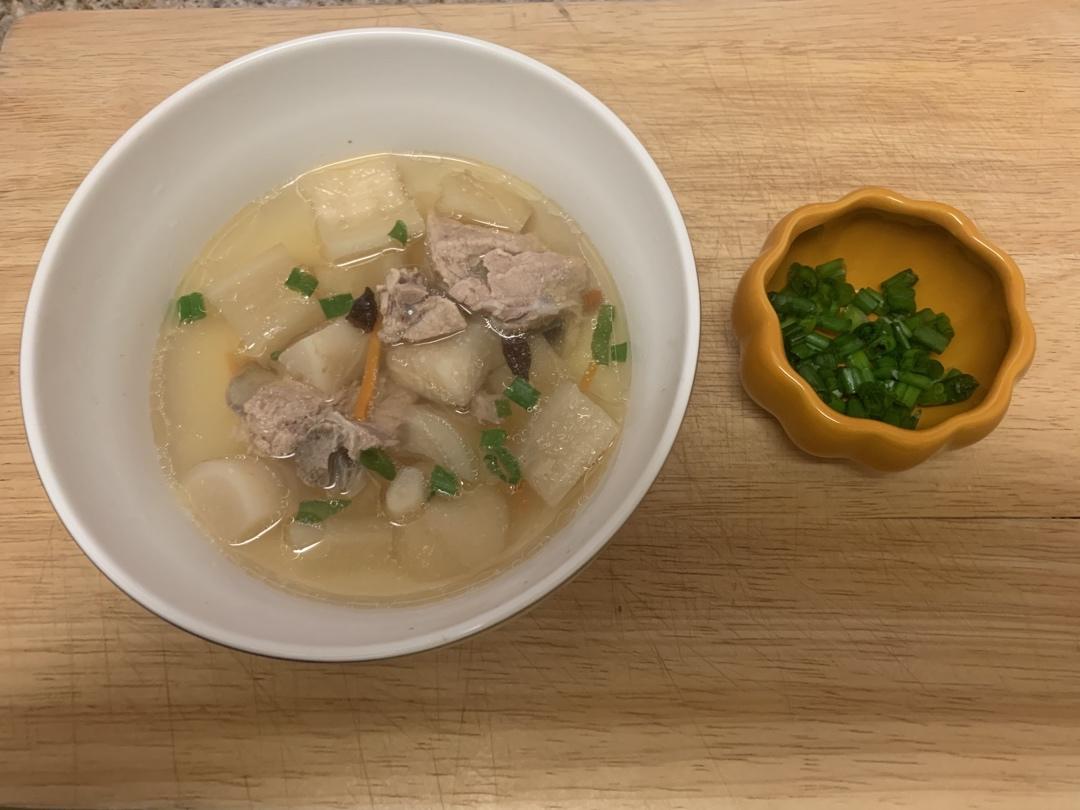 （instant pot）萝卜排骨汤