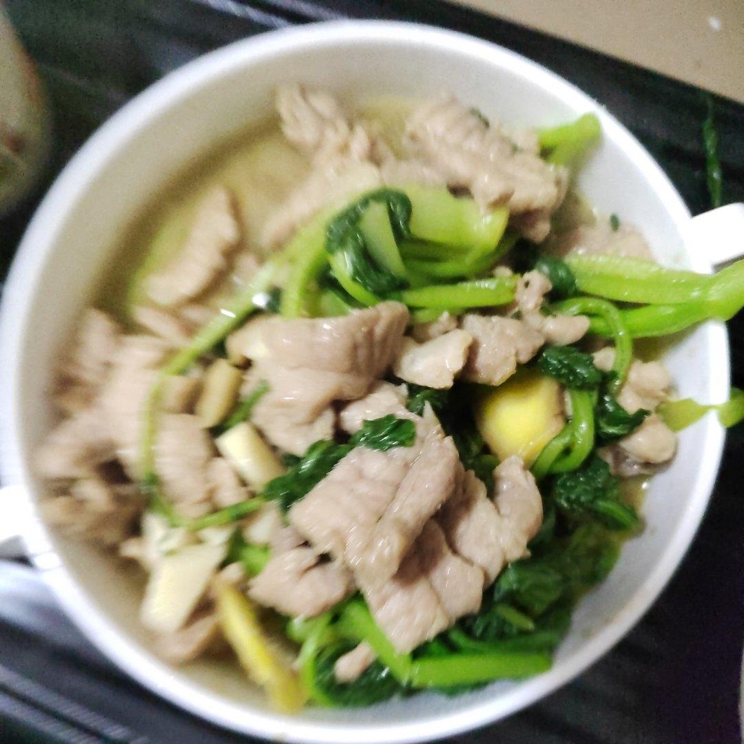 小白菜炒猪肉