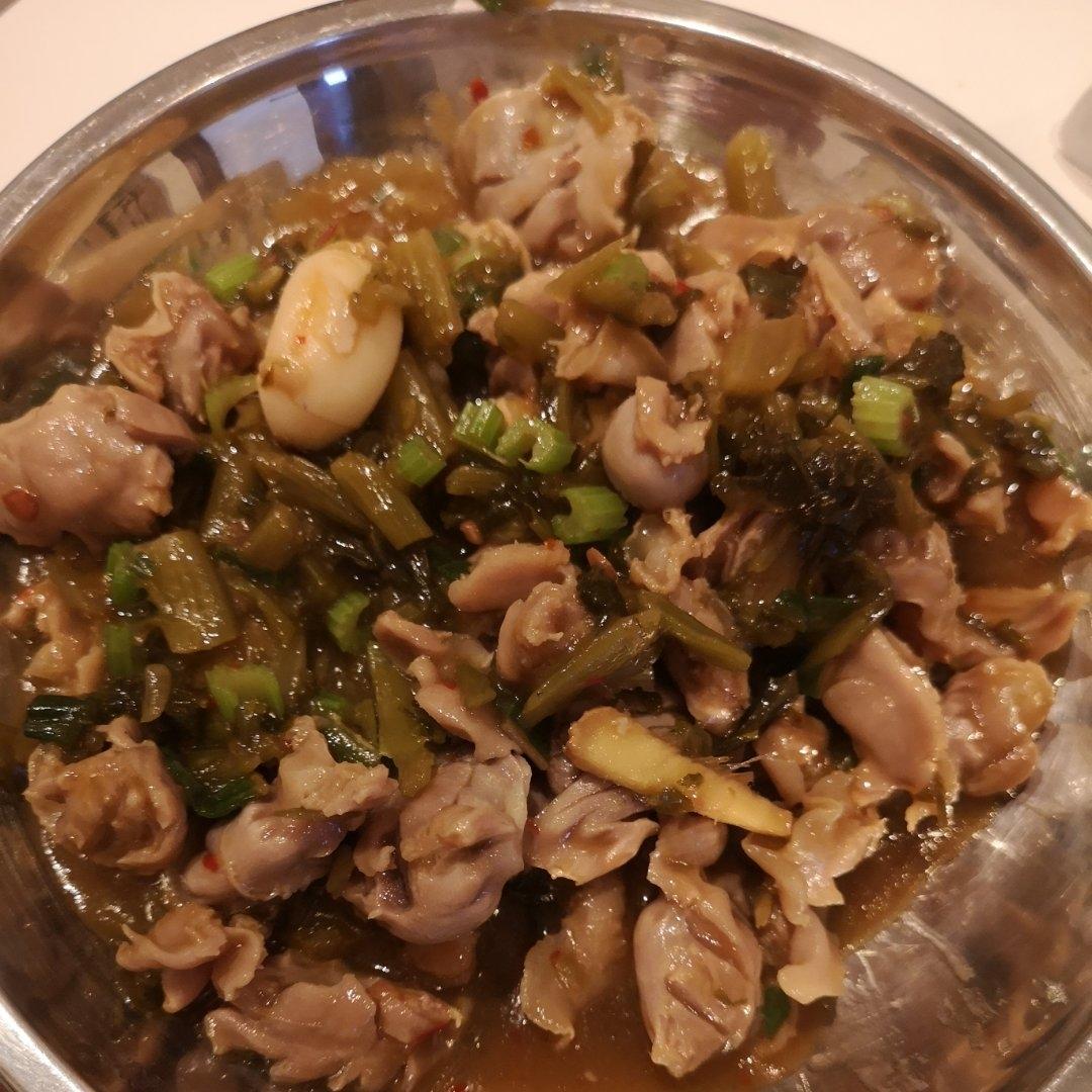 爆炒鸭胗