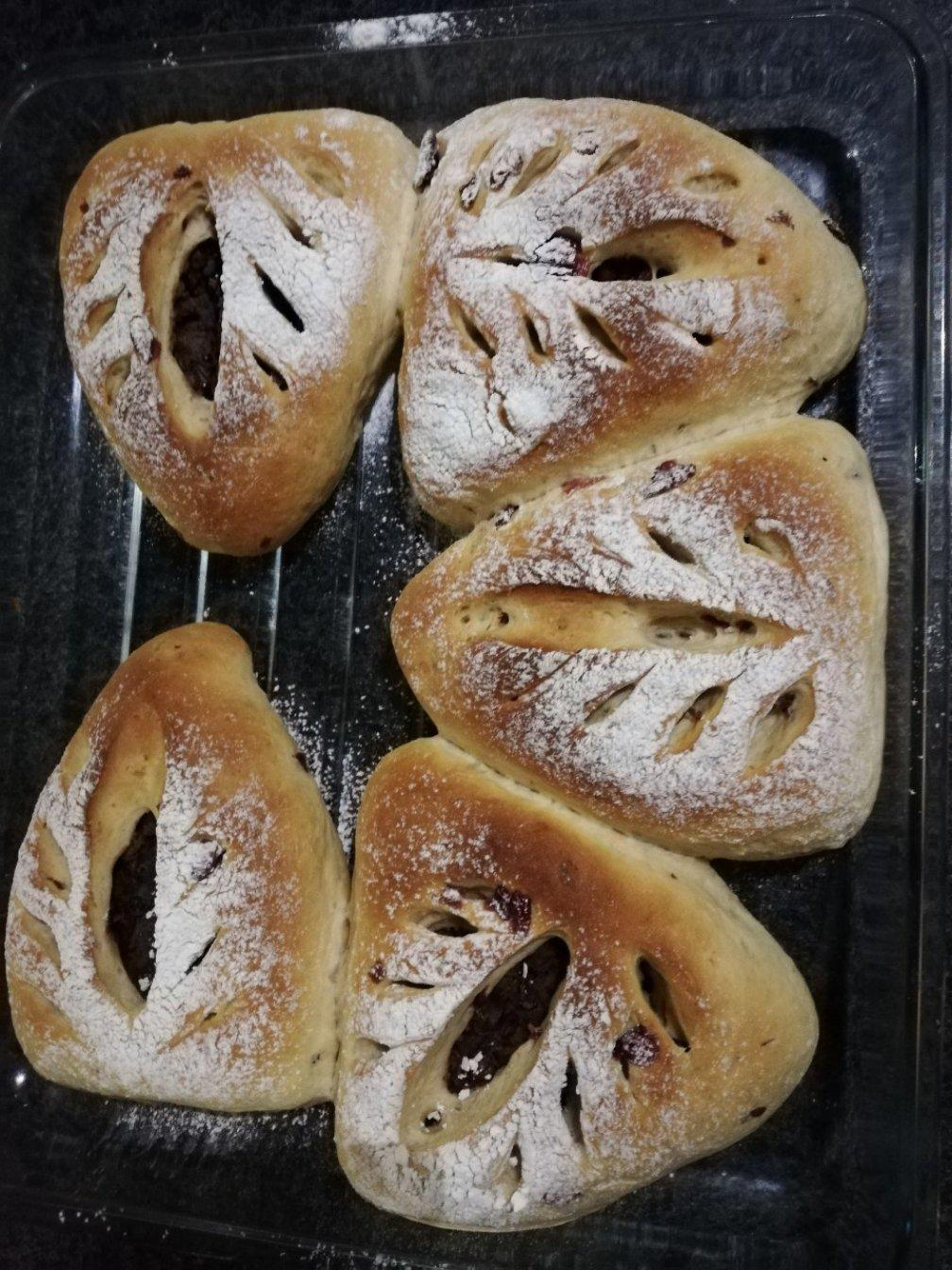 【大师范烘焙】蔓越莓核桃全麦面包