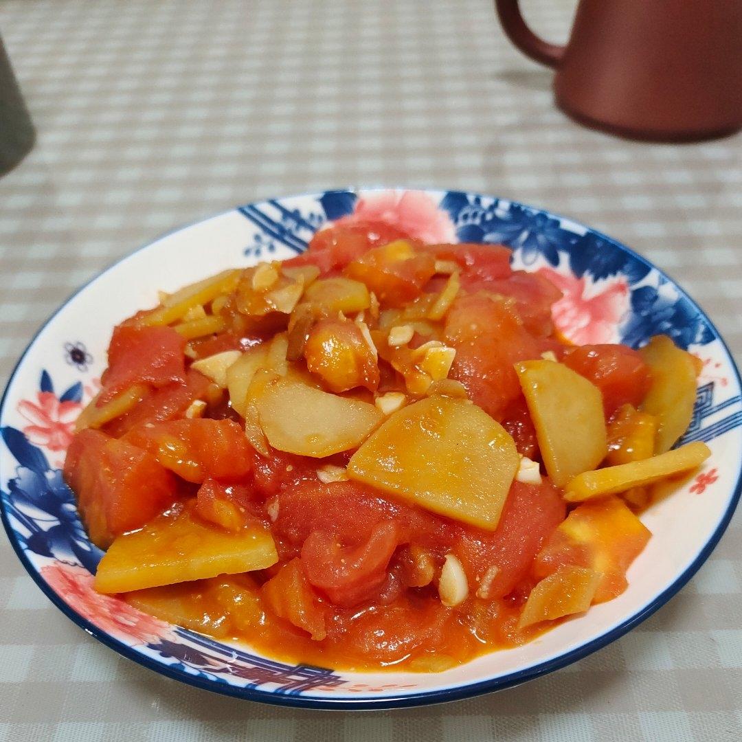 西红柿炒土豆