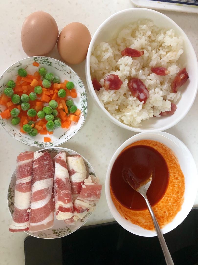 真·懒人炒饭‖好吃简单又省时--韩国辣酱炒饭