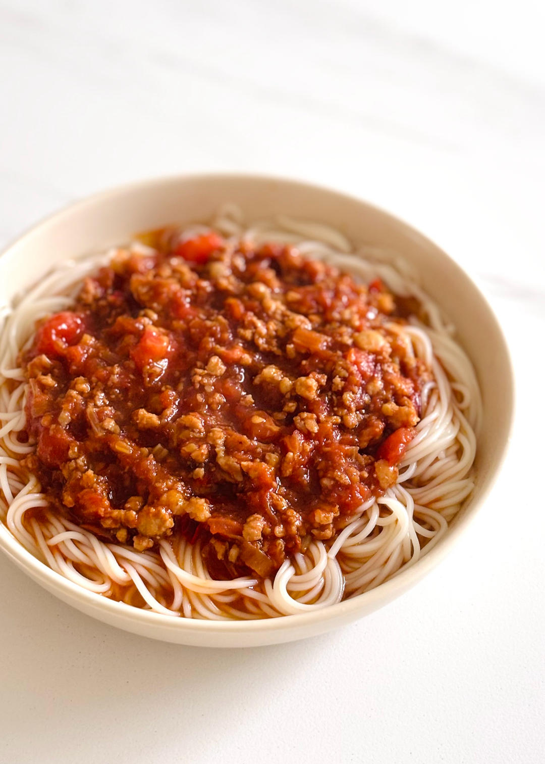 超浓郁！番茄肉酱面