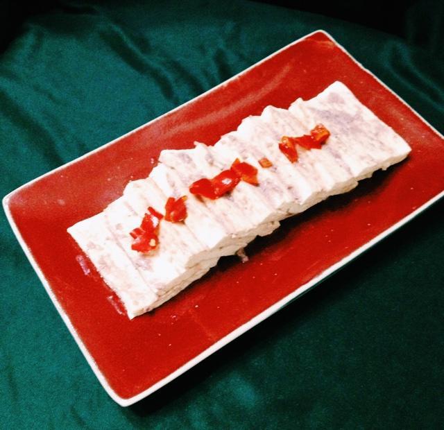 虾酱剁辣椒蒸豆腐的做法