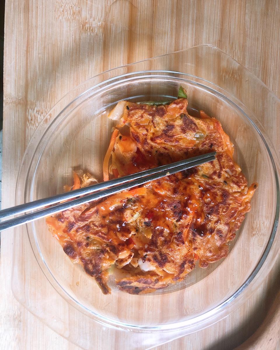 韩式海鲜葱饼：手残党也不会失败的煎饼