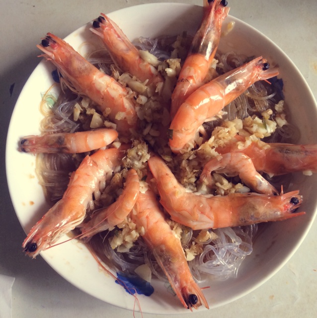 蒜蓉粉丝蒸大虾