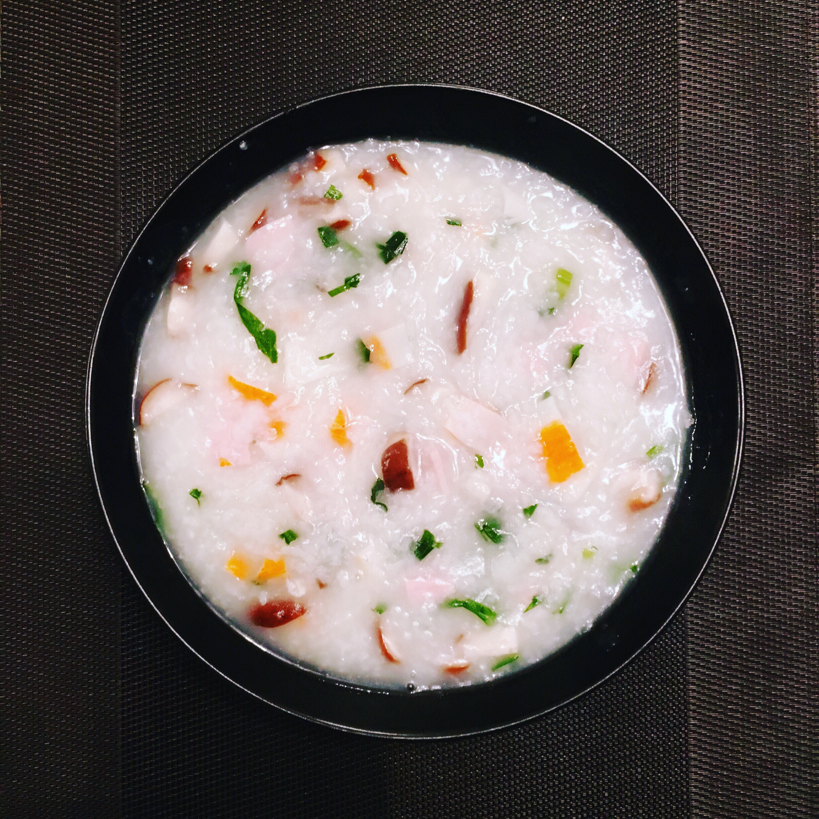 香菇鸡肉粥