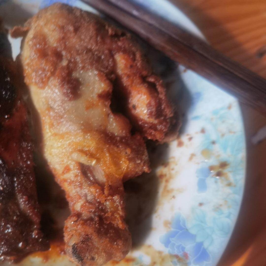 不用炸鸡粉也可以炸出酥脆炸鸡腿