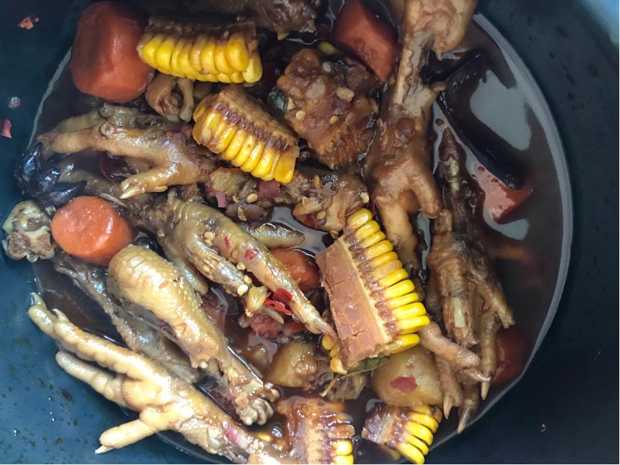 【电饭锅凤爪煲】