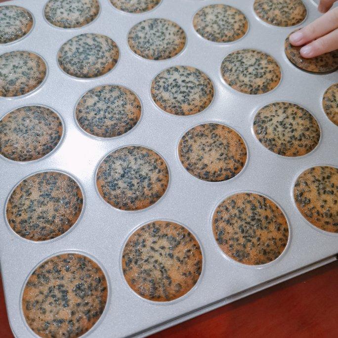 芝麻薄脆蛋白饼干